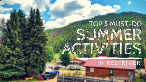 Top 5 summer activities in Red River. View of Main Street