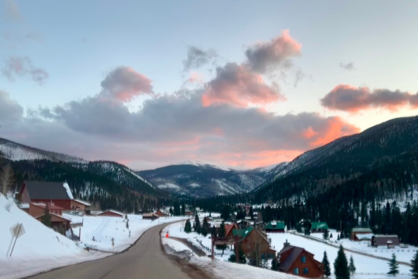 road to snow in red river nm