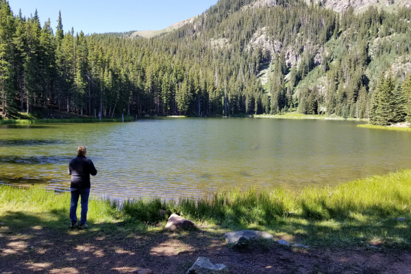 Hiking In Red River Nm